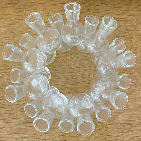 Vintage Plant Propagation Station Test Tube Beaker Bud Vase Cluster of 18 Flower - Picture 7 of 12